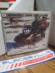 2003 2006 Arctic Cat Snowmobile Labor Codes Cd Part Number 2257-446 Oem. Fixed Price $24.99.