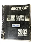 Arctic Cat 2002 Snowmobile Service Manual Volume Two # 2256-458 Oem. Fixed Price $30.00.