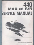 Mercury 440 Max S/r Snowmobile Service Manual 1977 Vintage Repair Guide MN2519. Fixed Price $39.95.