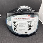 New Hjc Adult Medium Full-face Snowmobile Only Helmet Black HJ-09D. Fixed Price $75.00.