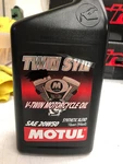 Motul V-twin Oil Sae 20W50 Synthetic Blend 1 Quart (946ML) P/n 2900QTA. Fixed Price $7.99.