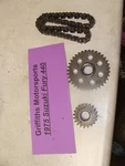 1975 Suzuki Fury SM440M F/a Gear Sprocket Chain Set Track Drive 0107 325 409. Fixed Price $69.00.