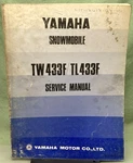Genuine Yamaha LIT-12618-68-00 Snowmobile TW433F/TL433F Service Manual 1973. Fixed Price $40.24.