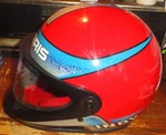 Vintage Polaris Indy By Bell Snowmobile Helmet Wedge Full Face Medium Red Blue. Fixed Price $71.25.