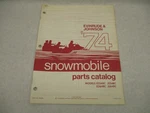 263529 1974 Evinrude Johnson 35, 45 Hp Snowmobile Parts Catalog E254RC J264RC. Fixed Price $18.95.