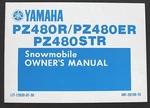 1990 1991 Yamaha PZ480R PZ480ER PZ480STR Snowmobile Operators Owners Manual Nice. Fixed Price $24.19.