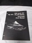 1990 Arctic Cat Parts Manual # 2254-564 Jax Afs, Jag Deluxe. Fixed Price $19.95.