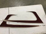 Nos Polaris Hood Side Decals 87 Indy Trail Vintage Snowmobile 7072296 7072297. Fixed Price $62.00.