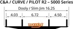 Woodys 8" Dooly Woody's 5000 Series Skis/carbides/runners. Fixed Price $225.16.