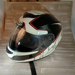 Motorcycle Hemlet Xxl Hjc Injector CS-R2 Red Wht Blk / Snowmobile. Fixed Price $44.99.