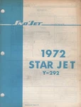 1972 Sno-jet Snowmobile Star Y-292 Models Parts Manual (694). Fixed Price $23.08.
