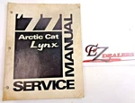 Arctic Cat Factory Snowmobile Service Manual 1977 Lynx 0153-120. Fixed Price $18.99.