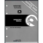 1983 John Deere Sprintfire Snowmobile Owner Service Manual 40 Pages Om M69631. Fixed Price $19.95.