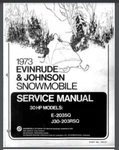 1973 Evinrude Johhnson E-2035Q , J30-203RSQ Snowmobile Service Manual 105 Pages. Fixed Price $24.95.