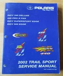 2002 Polaris Trail Sport Indy 340 440 500 Snowmobile Service Manual P/n 9917362. Fixed Price $14.99.