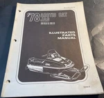 1978 Arctic Cat Snowmobile Jag Parts Manual P/n 0185-102 (A44 ). Fixed Price $20.99.