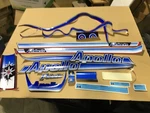 Nos Polaris Hood Tunnel Warning Dash Decals 80 Apollo 340 Vintage Snowmobile. Fixed Price $200.00.