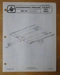 Arctic Cat Snowmobile Trailer Parts Manual Double Unit 0250-133. Fixed Price $7.99.