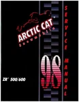 1998 Arctic Cat Zr 500 600 Snowmobile Service Manual - Efi Not Included : 225.... Fixed Price $85.06.