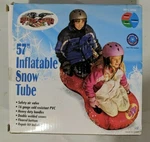 Flexible Flyer 57" Inflatable Snow Tube Room For Two. Fixed Price $23.50.