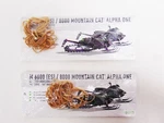 Arctic Cat M6000/8000 Mountain Alpha One Snowmobile Sales Info Cards. Fixed Price $19.95.