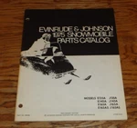 Original 1975 Evinrude Snowmobile E135A Thru J165AS Parts Catalog Manual. Fixed Price $15.00.
