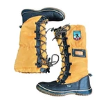 Pajar Grip Tall Orange Fur-lined Laced Boots(good-fair Condition) SZ.7-7.5. Fixed Price $39.00.