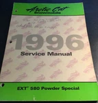1996 Arctic Cat Snowmobile Ext 580 Powder Service P/n 2255-316 (462). Fixed Price $24.99.