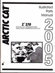 2005 Arctic Cat Z 370 Snowmobile Parts Manual P/n 2257-110 (754). Fixed Price $21.99.