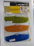 Ski Doo Sun Visors For Exo Helmets 3CT Shades Red And Yellow Blue. Fixed Price $10.00.