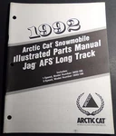 1992 Arctic Cat Snowmobile Jag Afs Long Track P/n 2254-746 Parts Manual (123). Fixed Price $19.79.