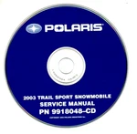 Genuine Polaris Owners Service/repair Manual Cd 2003 Edge/pro X 340/440/500/550. Fixed Price $15.99.