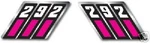 1972 Arctic Cat 292 Hood Decals Graphics Like Nos. Fixed Price $22.99.