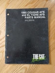 1985 Arctic Cat Cougar Afs And El Tigre Snowmobile Parts Manual 2254-313. Fixed Price $10.00.
