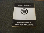 1974 1975 Arctic Cat El Tigre 340 400 Z Snowmobile Shop Service Repair Manual. Fixed Price $99.52.