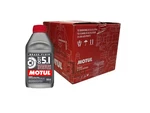 Motul Dot 5.1 Brake Fluid 1/2L Case Of 12 Bottles. Fixed Price $130.09.