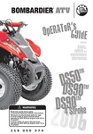 Bombardier DS50 DS90 Stroke, 4 Atv 2006 Owners Manual Bound Book. Fixed Price $64.90.