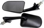 Oval Shape Rear View Mirrors Sports Parts 12-165-02. Fixed Price $29.71.