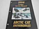 Oem Arctic Cat 1994 Cougar Service Manual 2255-004. Fixed Price $16.00.