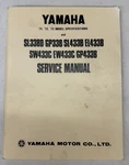Vintage Yamaha SL338D GP338 SL433B SW433C EW433C GP433B Service Manual 1971-1973. Fixed Price $25.00.