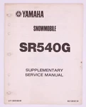 Yamaha Service Manual SR540G-P Part Number LIT-12618-00-49. Fixed Price $12.99.