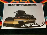 80 Yamaha Srx 440 Snowmobile Poster Vintage Sled ((beat Thy Neighbor!)). Fixed Price $21.88.