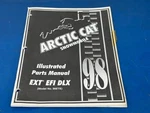 1998 Arctic Cat Ext Efi Oem Parts Manual Original Book Printed Snowmobile. Fixed Price $12.99.