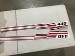 Nos Polaris 79 Cobra Tunnel Decal 440 Vintage 7071548 7071547 7071563 7071564. Fixed Price $40.00.