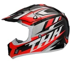 Thh TX-12 Razor Youth Mx Offroad Helmet Black/red Md. Fixed Price $26.18.