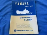 1973 Yamaha Snowmobile SL-338F Parts List Manual 859-60 SM212. Fixed Price $20.00.