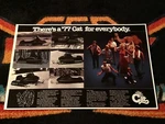 77 Arctic Cat Snowmobile Line Up Poster Vintage Sleds Tigre Ect.. Fixed Price $21.88.