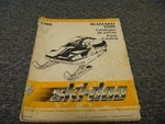 1980 Ski-doo Blizzard 5500 Snowmobile Parts Catalog Manual. Fixed Price $82.84.