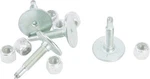 Woodys GMP-1325-500 Grand Master Silver Studs 1.325" 500/PK. Fixed Price $1673.30.