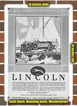 Metal Sign 1927 Lincoln Sport Phaeton- 10X14 Inches. Fixed Price $29.95.